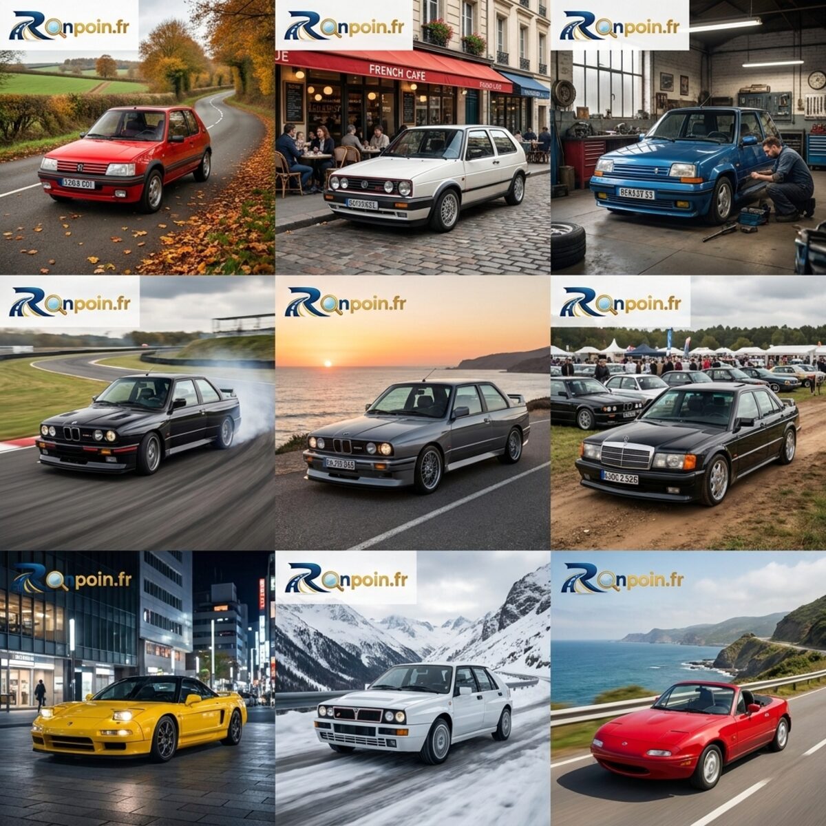 Planche youngtimers : Golf GTI et compactes sportives européennes